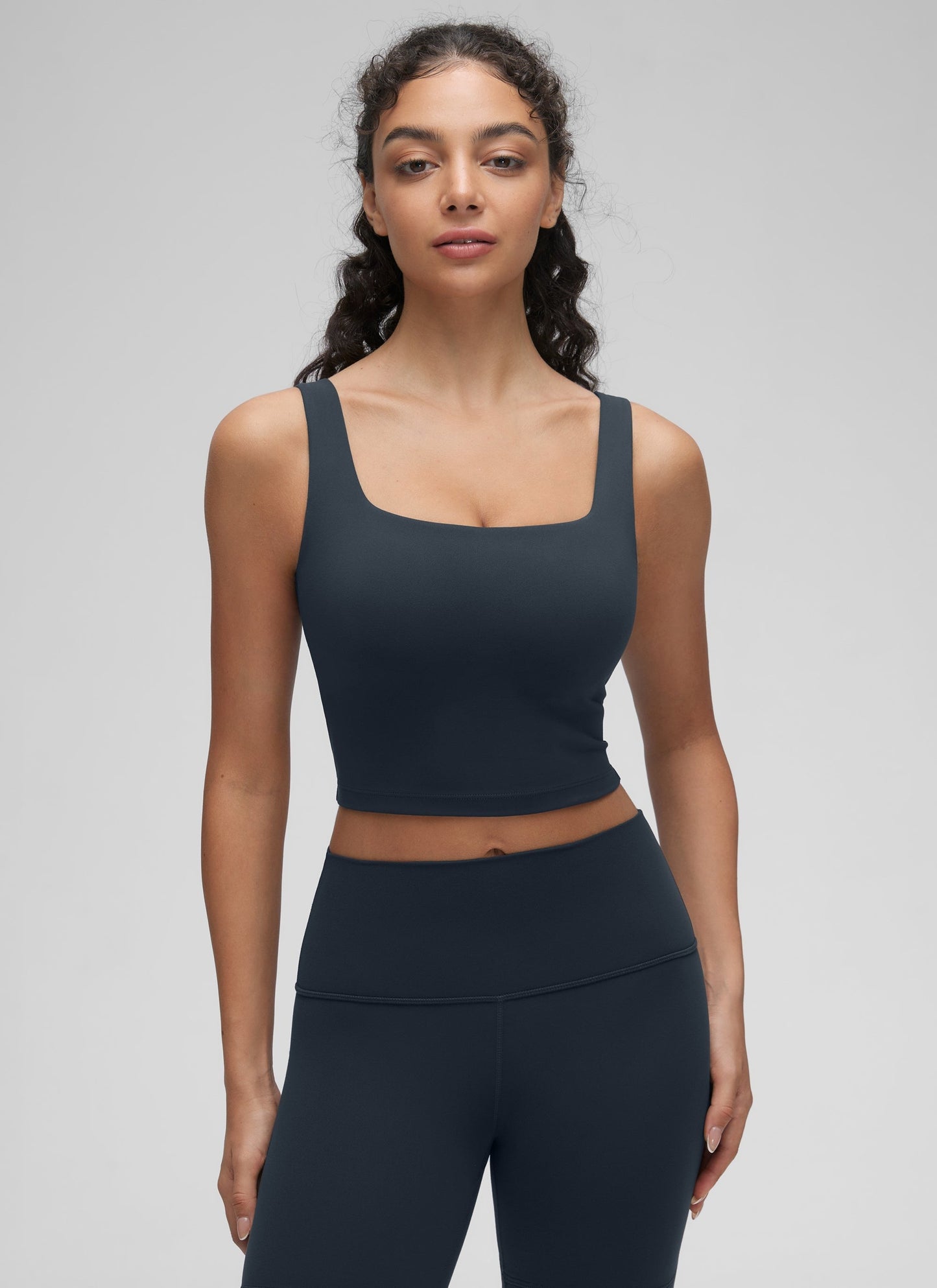Butterluxe Square Neck Built in Bra Tank