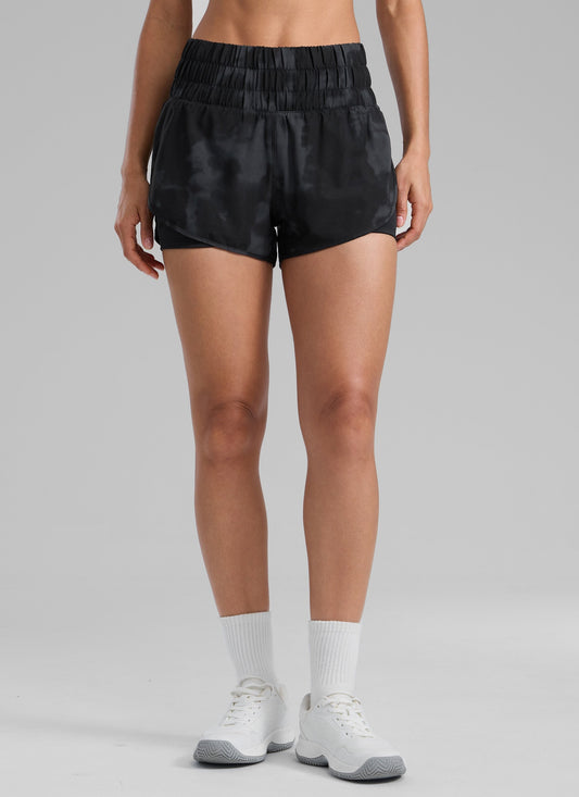 Feathery-Fit Soft 2 in 1 High Rise Shorts 3''
