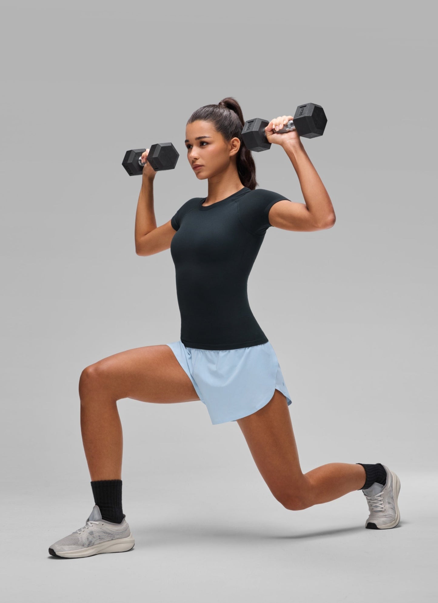 Seamless Crewneck Workout Short Sleeve