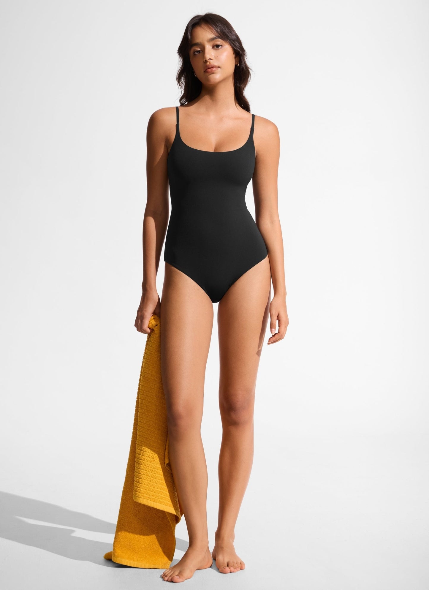 Nexfeel Scoop Neck One Piece Swimsuit