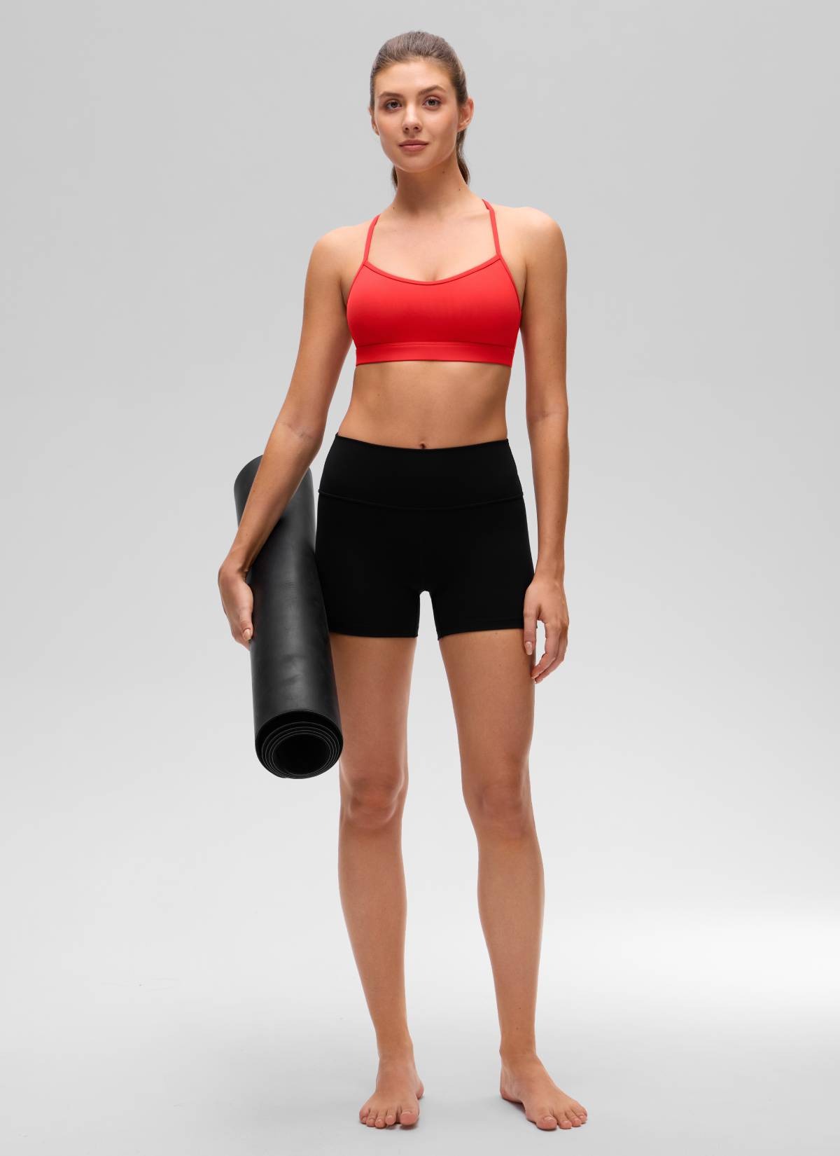 Butterluxe Thin Strap Cross Back Sports Bra