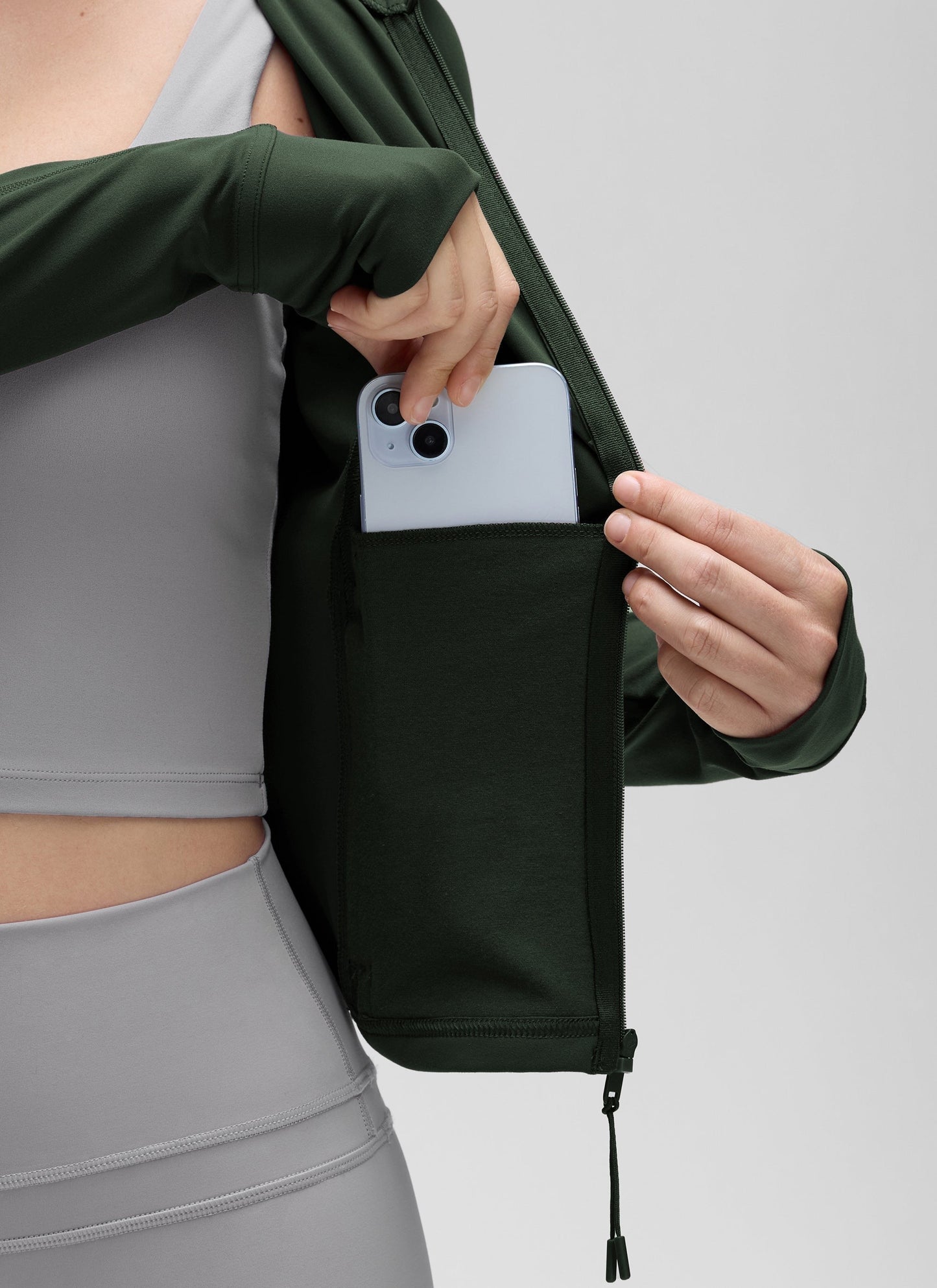 Butterluxe Waist Length Full Zip Jacket
