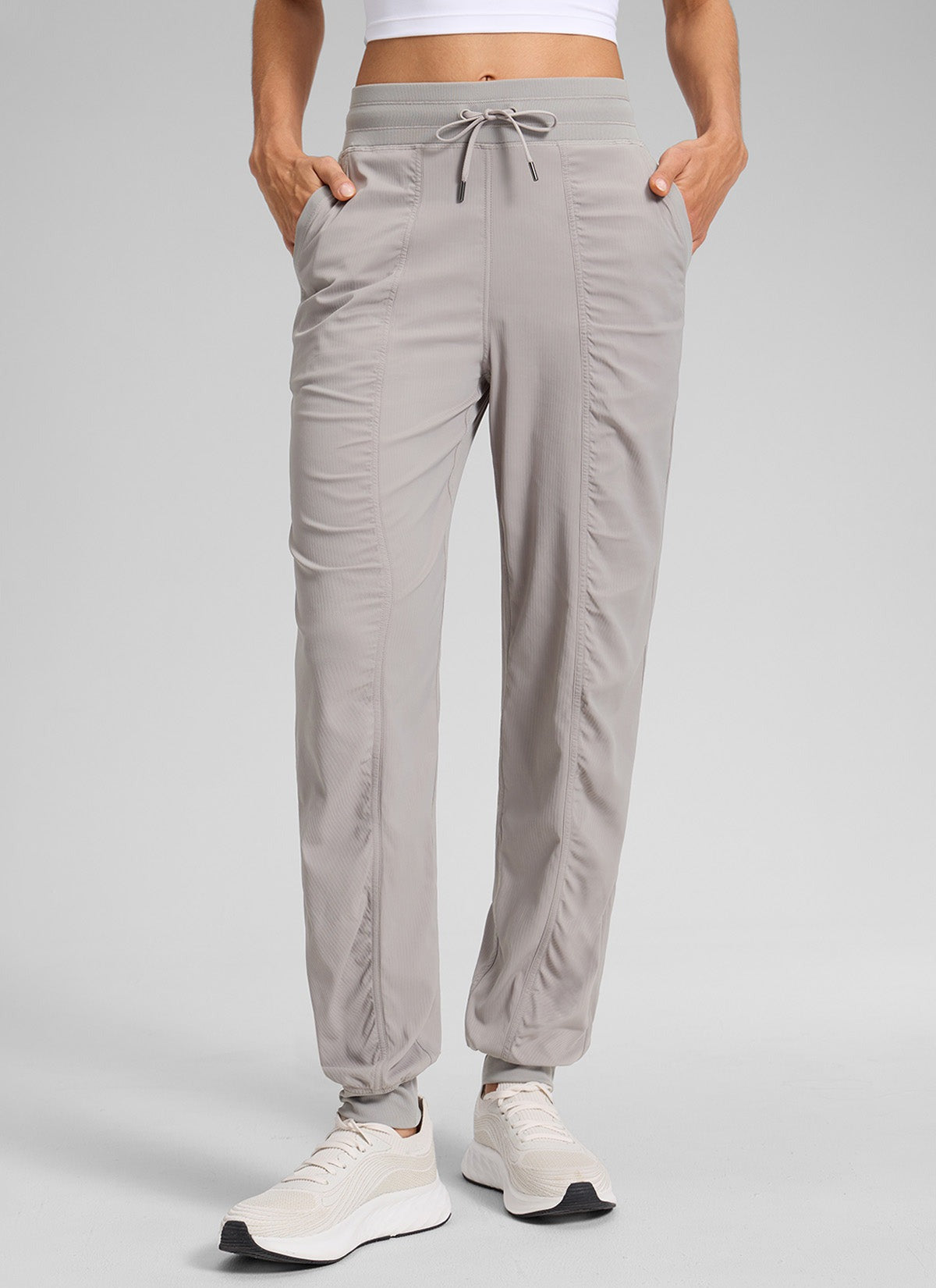 Striped Ruched Pocket Jogger 30''