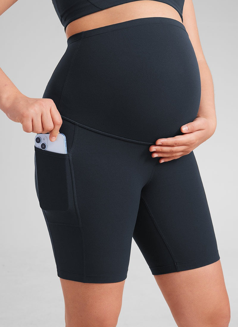 Butterluxe Maternity Pocket Shorts 8''