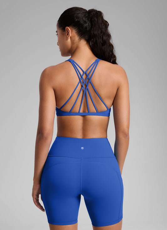 Nakedfeel Low Cut Strappy Bra (6 Straps)