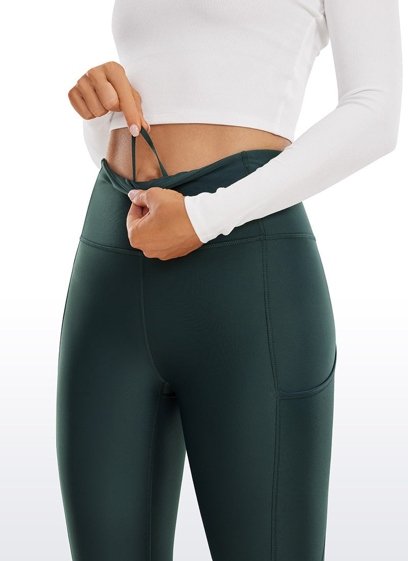 Thermal Fleece Lined Pocket Legging 28''