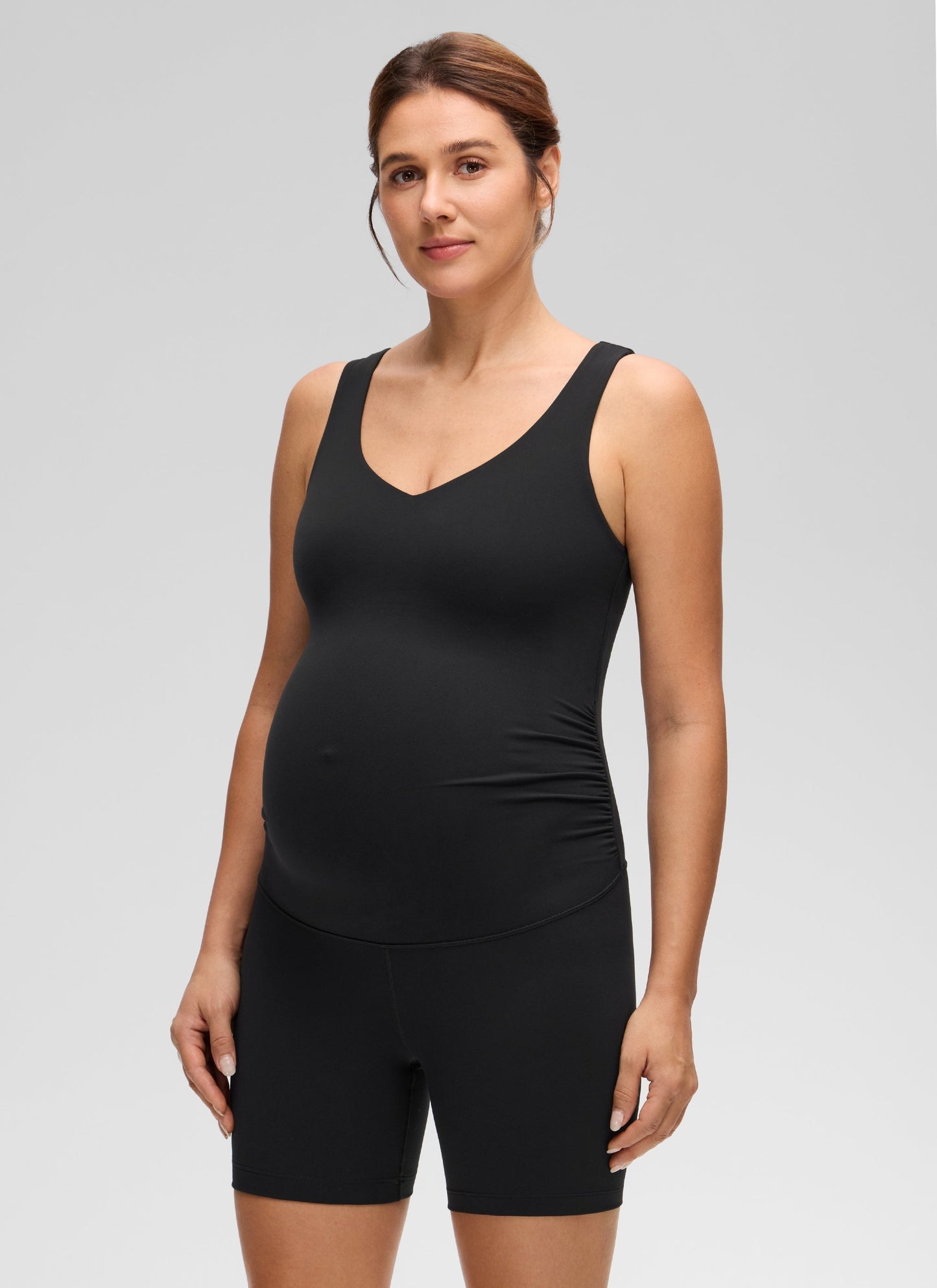 Butterluxe Maternity V Neck Rompers 5''