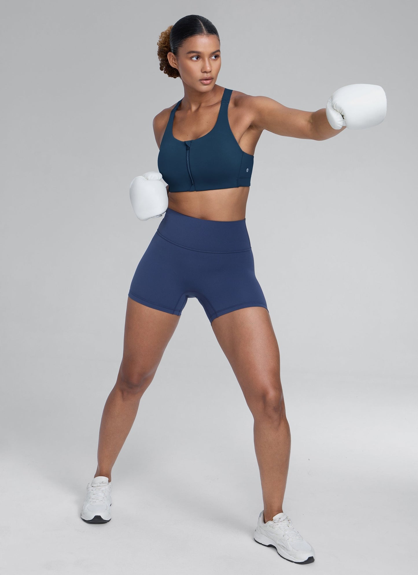 Zip Front High Impact Sports Bra