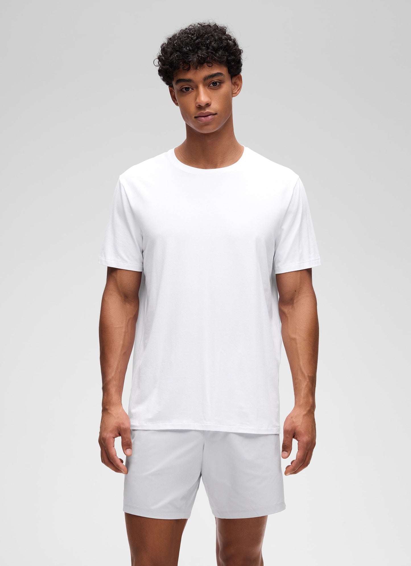 Poly Cotton-Blend Lightweight Short Sleeve