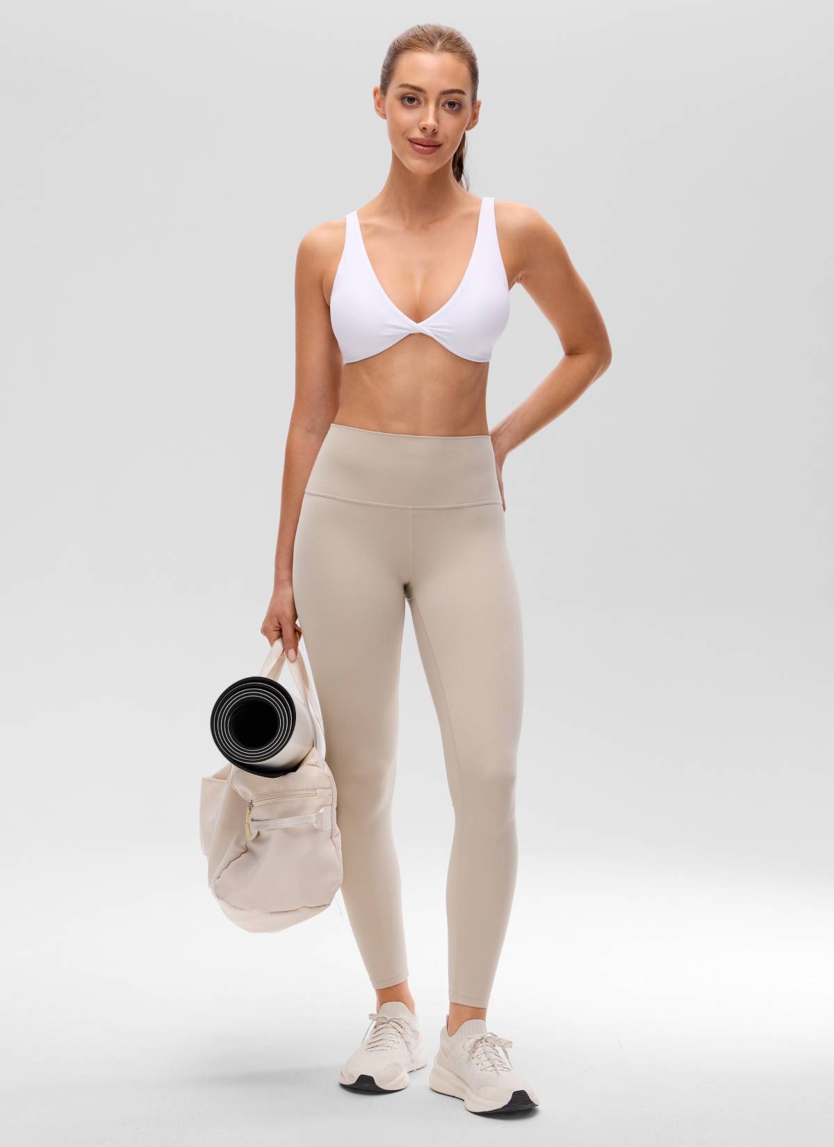 Butterluxe Twist V Neck U Back Sports Bra