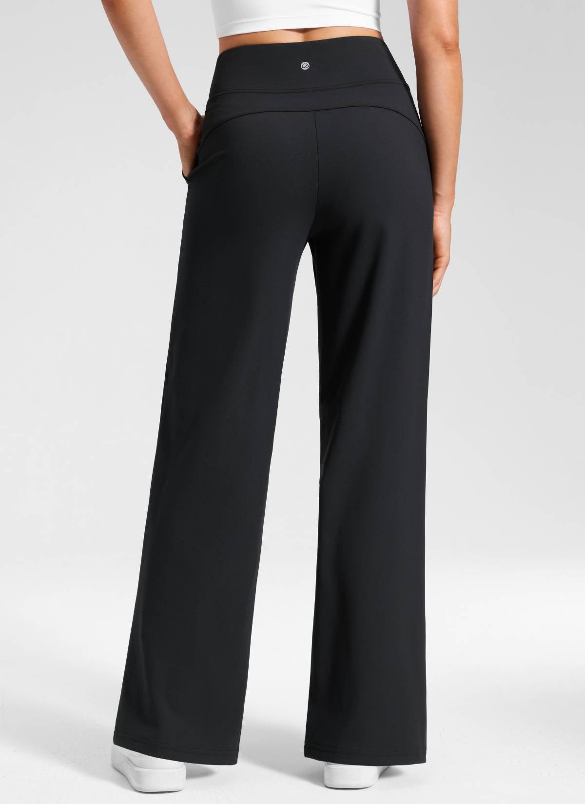 Wide Leg Faux Fly Pocket Pant 30"