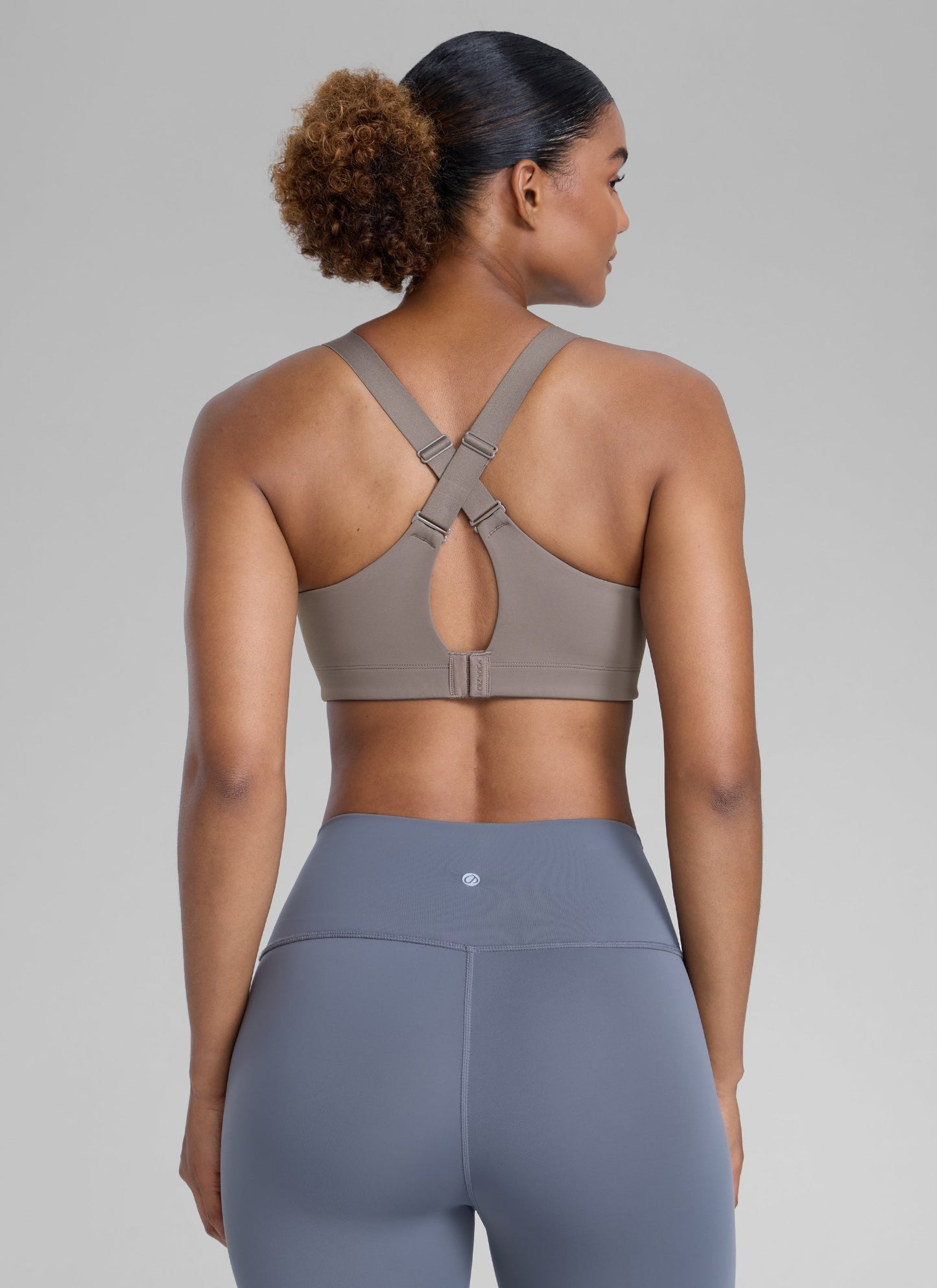 Zip Front High Impact Sports Bra