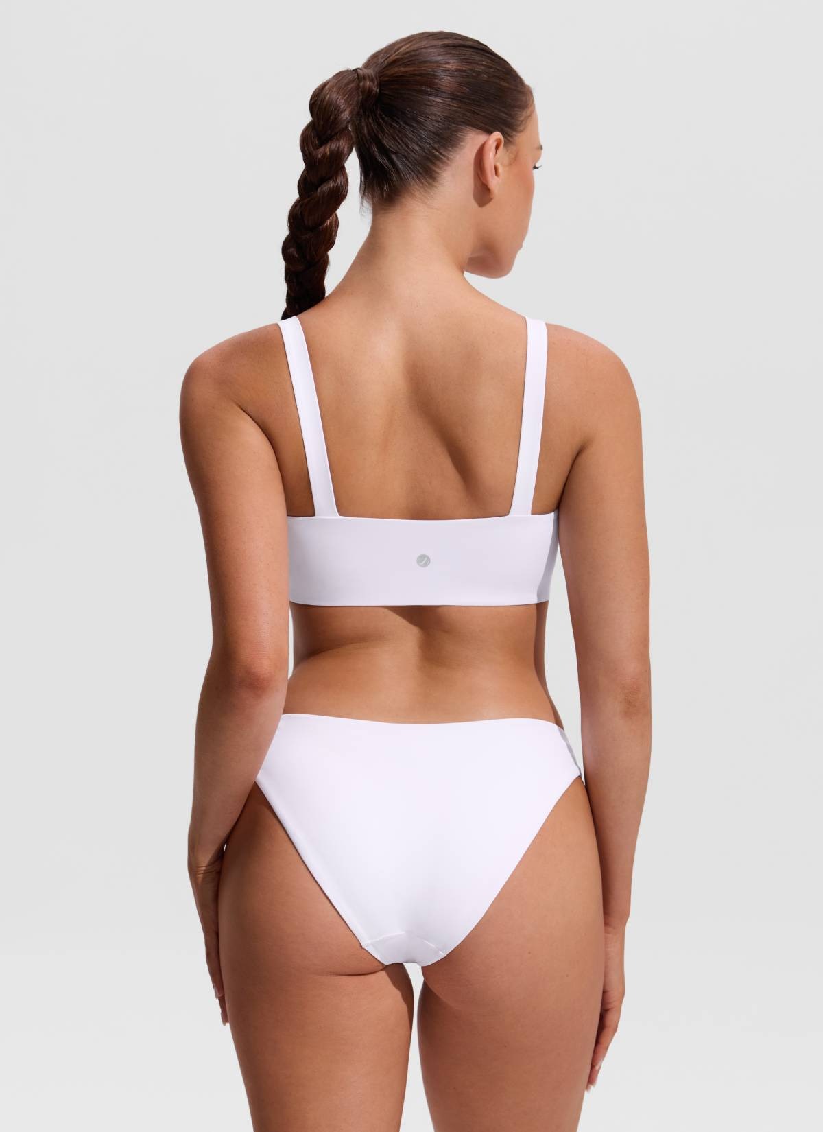 Square Neck Wide Flat Straps Bikini Top