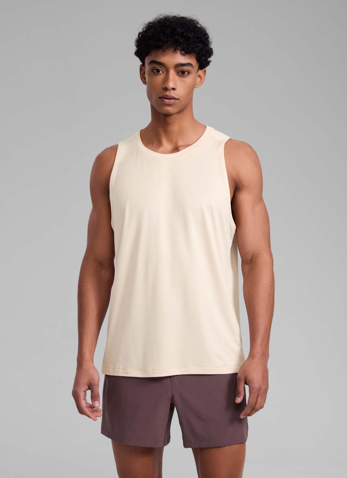 Lightweight Side Slits Narrow Shoulder Tank