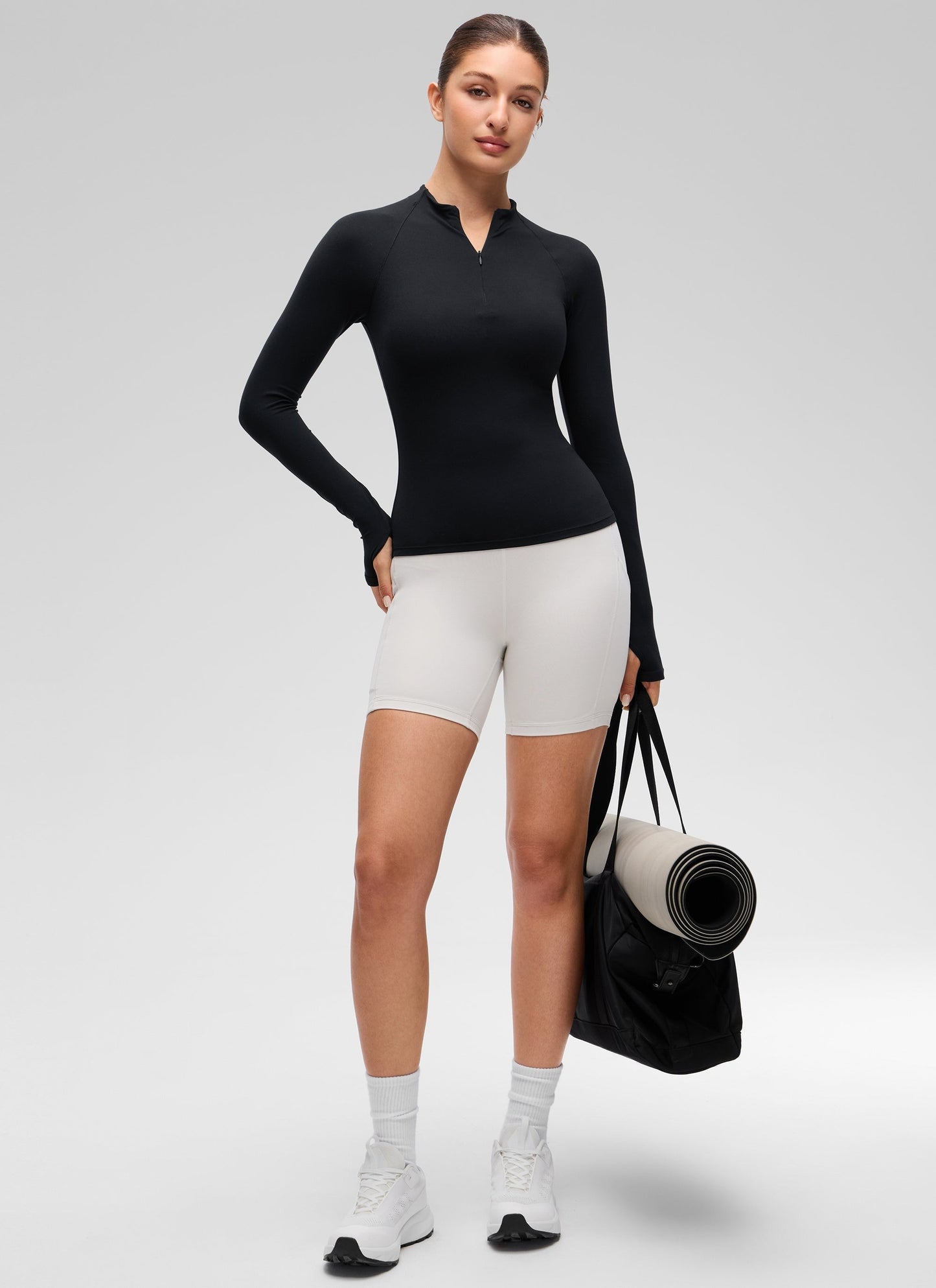 Softembrace Half Zip Long Sleeve