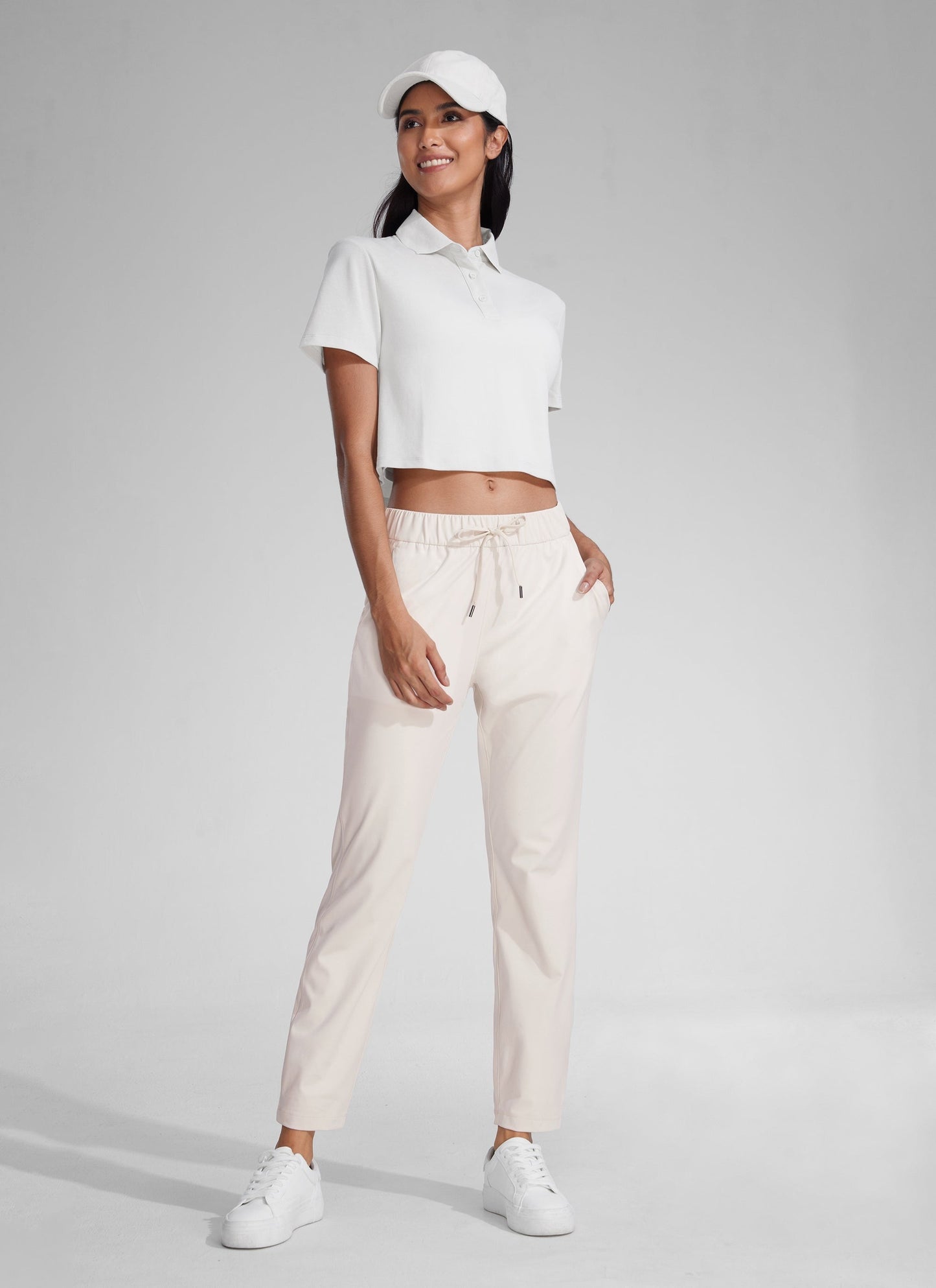 Stretch Drawstring 7/8 Pocket Pant 27''