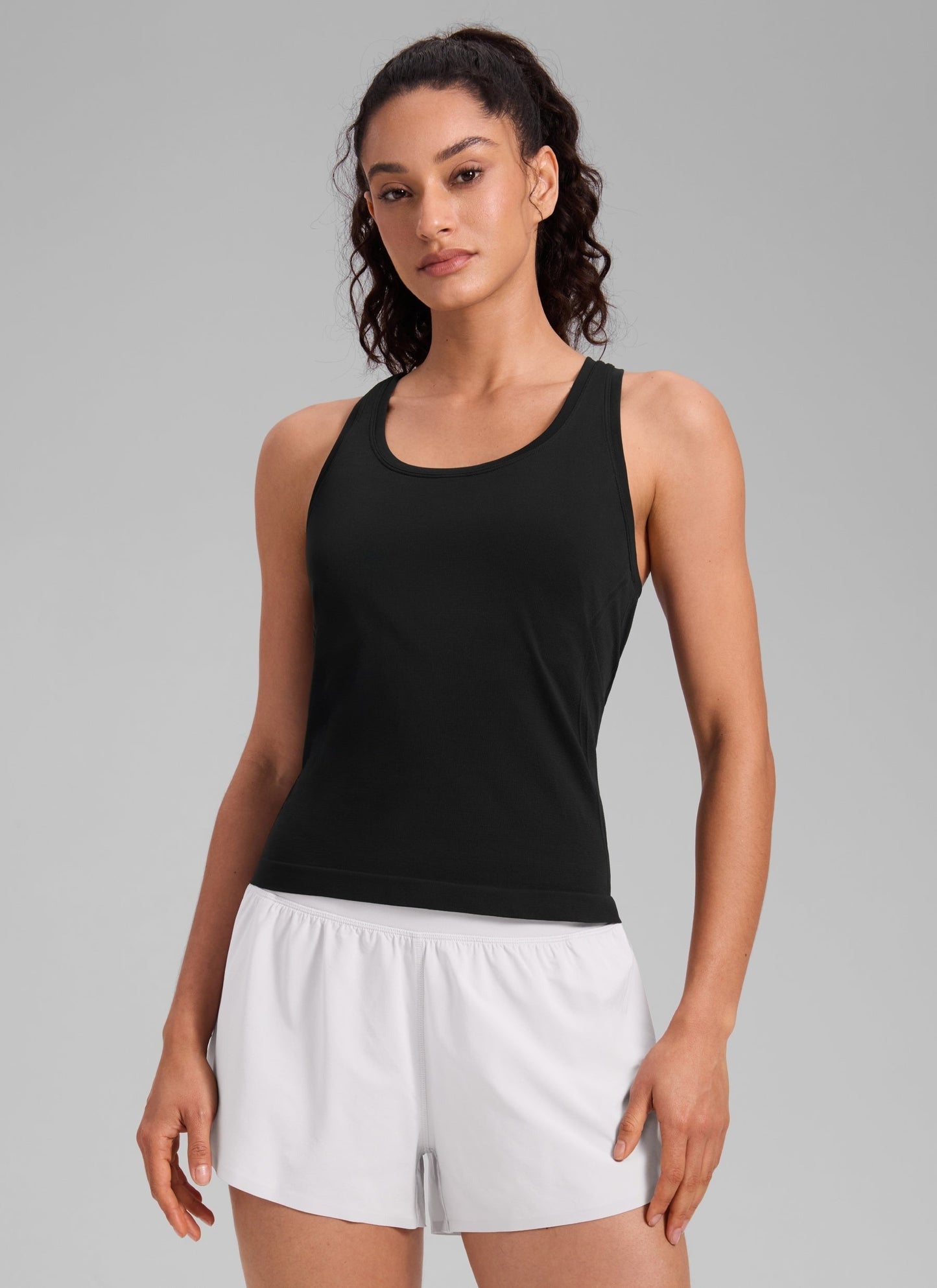 Seamless Racerback Scoop Neck Tank