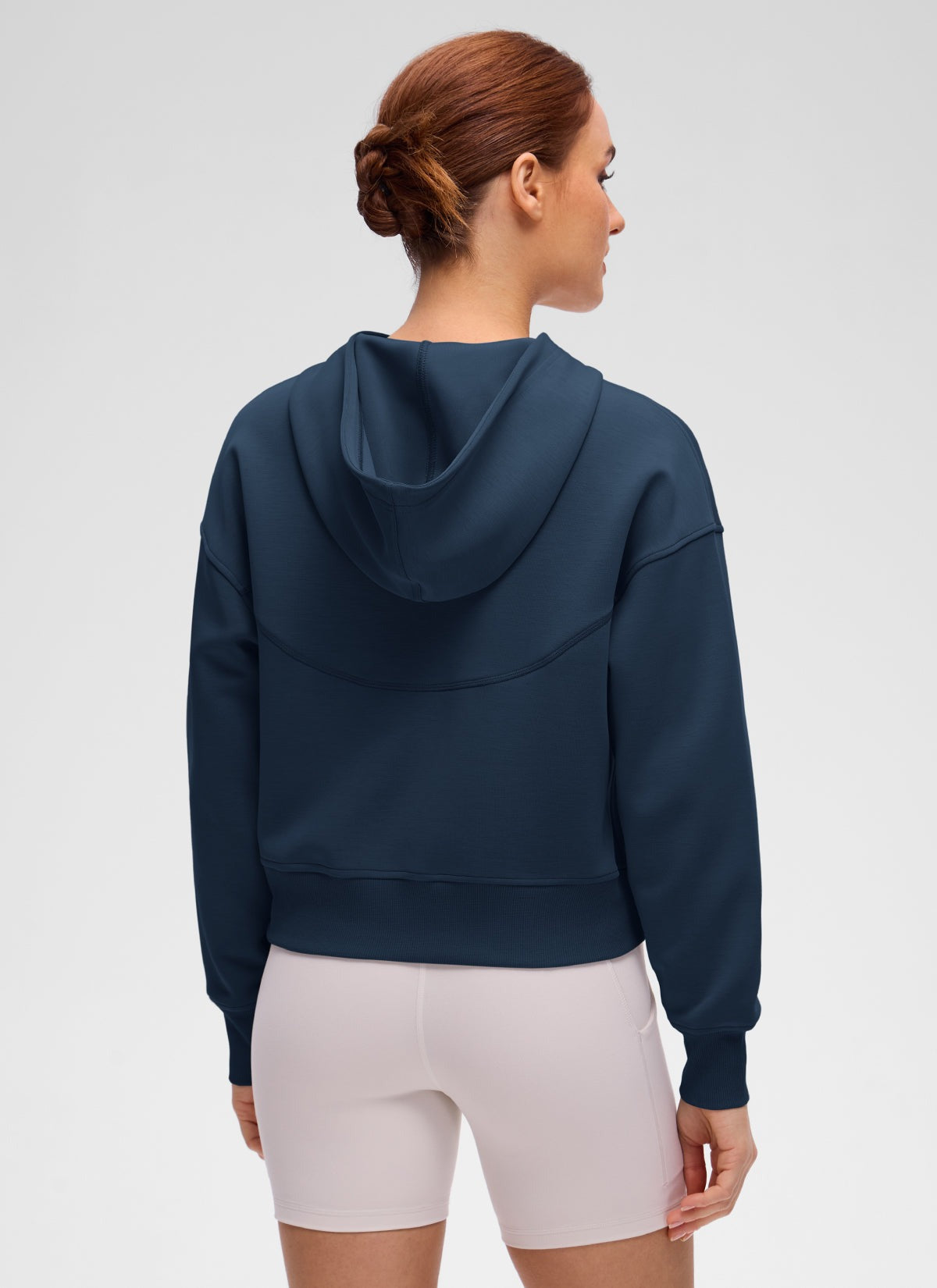 SoftAura Full Zip Waist Length Hoodie