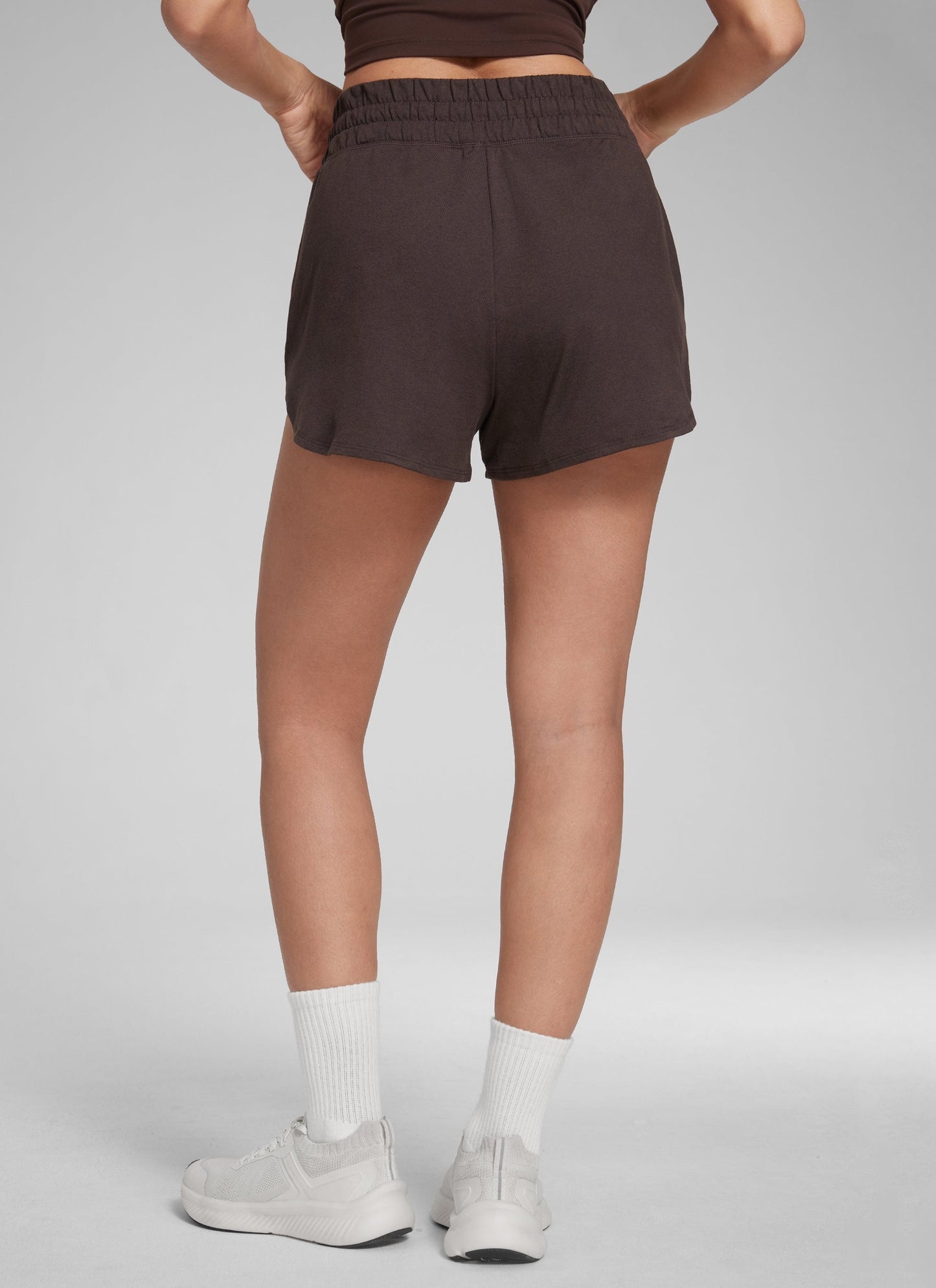 Cloud Jersey High Rise Dolphin Sweat Shorts 3''