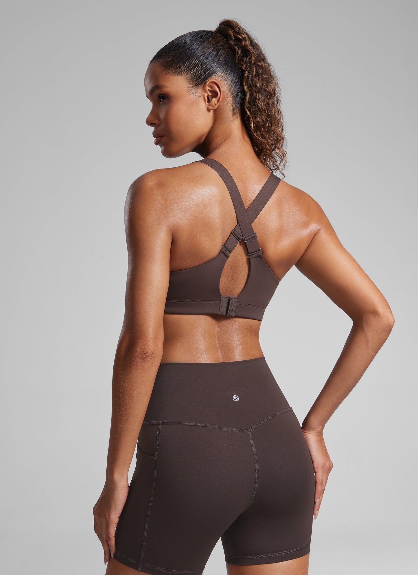 Zip Front High Impact Sports Bra