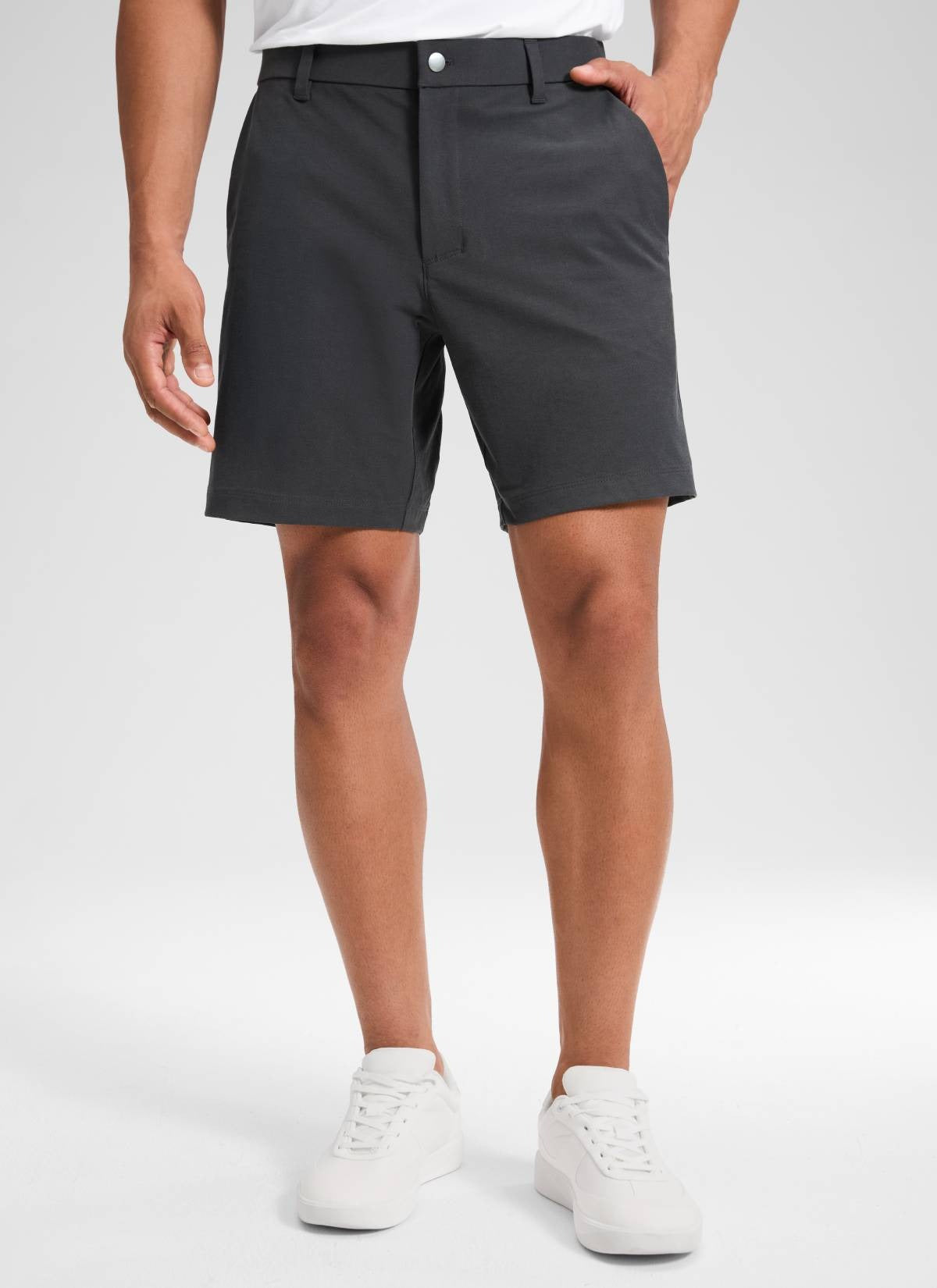 Stretch Cotton Pocket Chino Shorts 7"