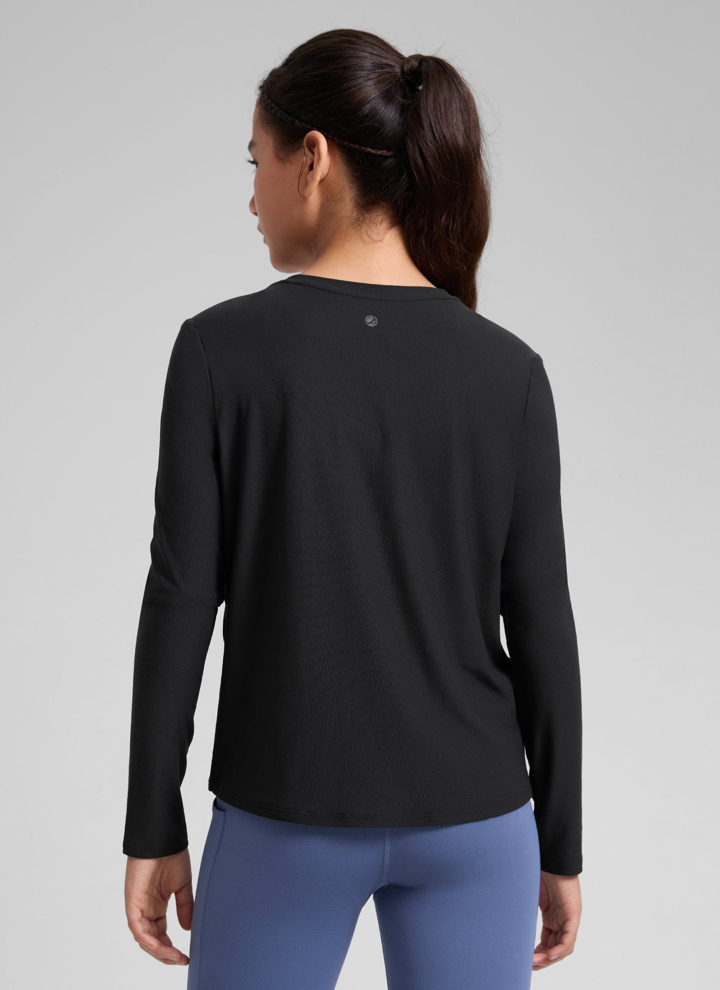 Girls Cloudweight Side Slit Long Sleeve
