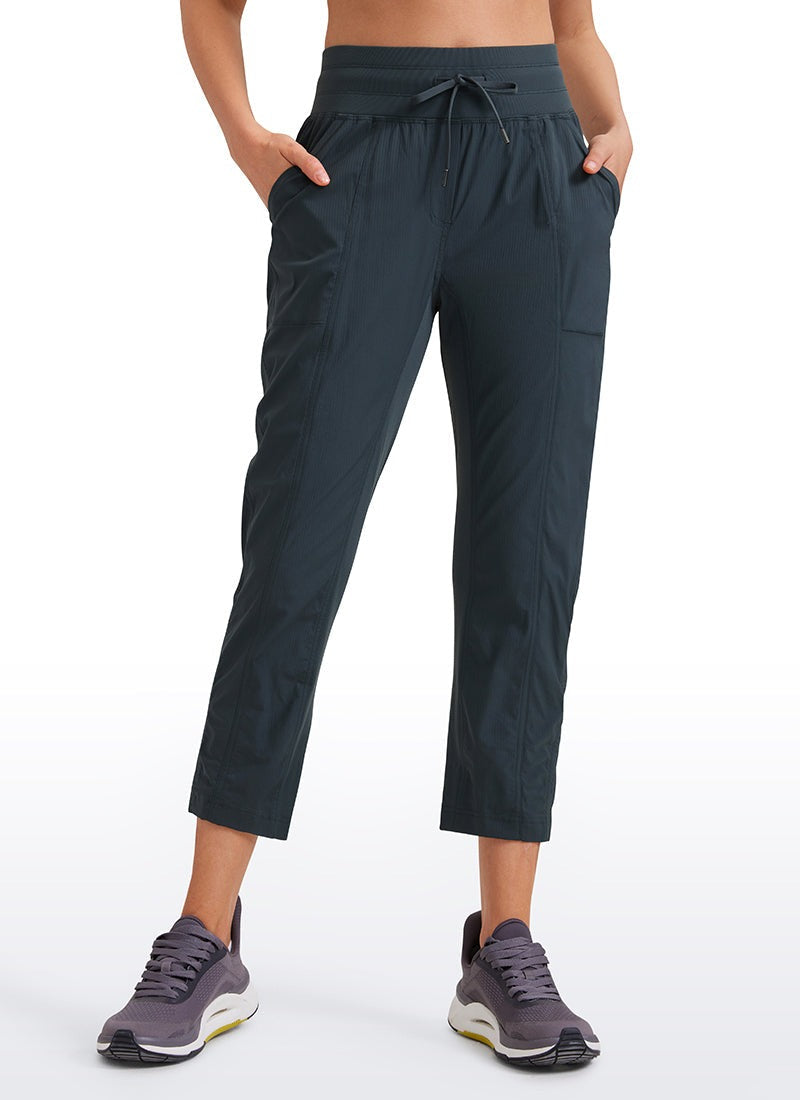 Striped Pants with Pockets 25''- Cinched Leg