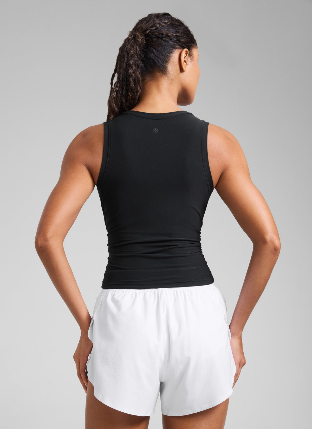 Cloudweight High Neck Ruched Tank