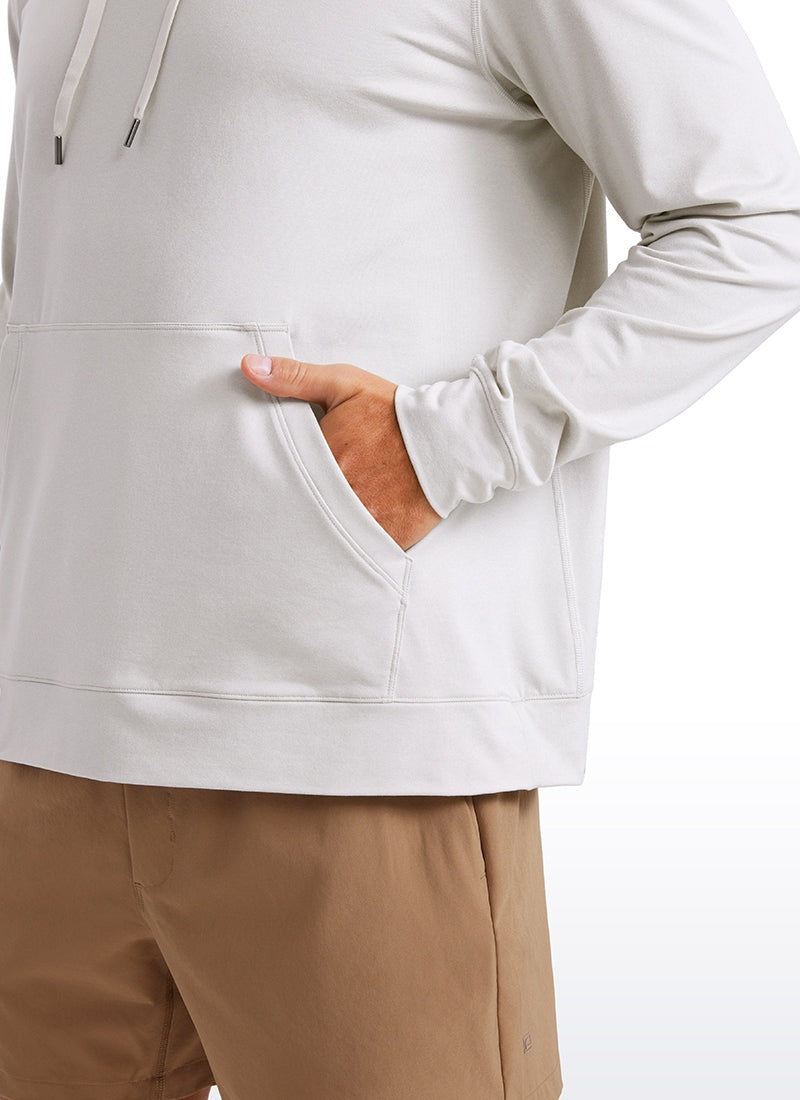 Cloud Jersey Pullover Hoodie Long Sleeve with Pocket