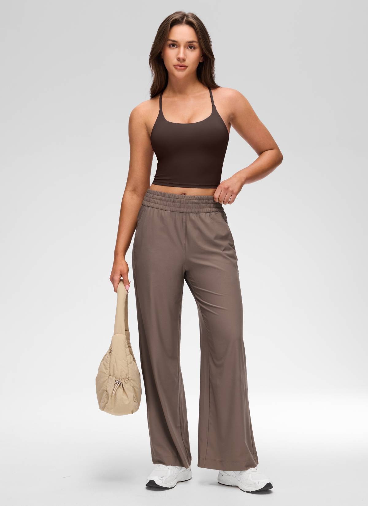 Butterluxe Twist Cross Back Built in Bra Tank