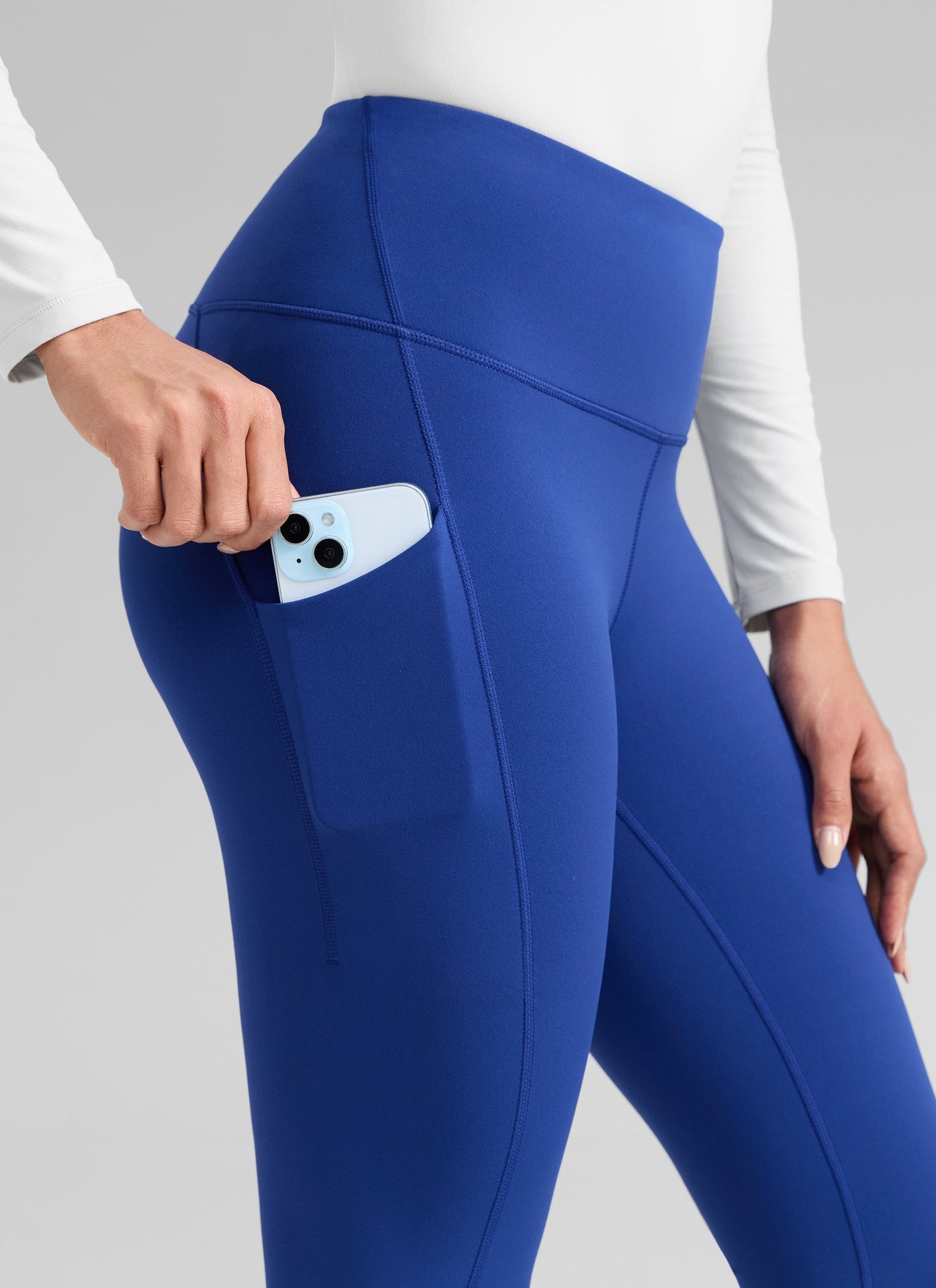 Water Resistant Fleece Lined Pocket Legging 28"
