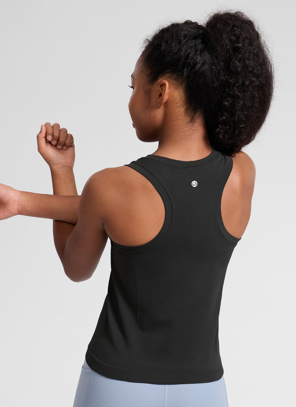 Girls Seamless Waist Length Tank