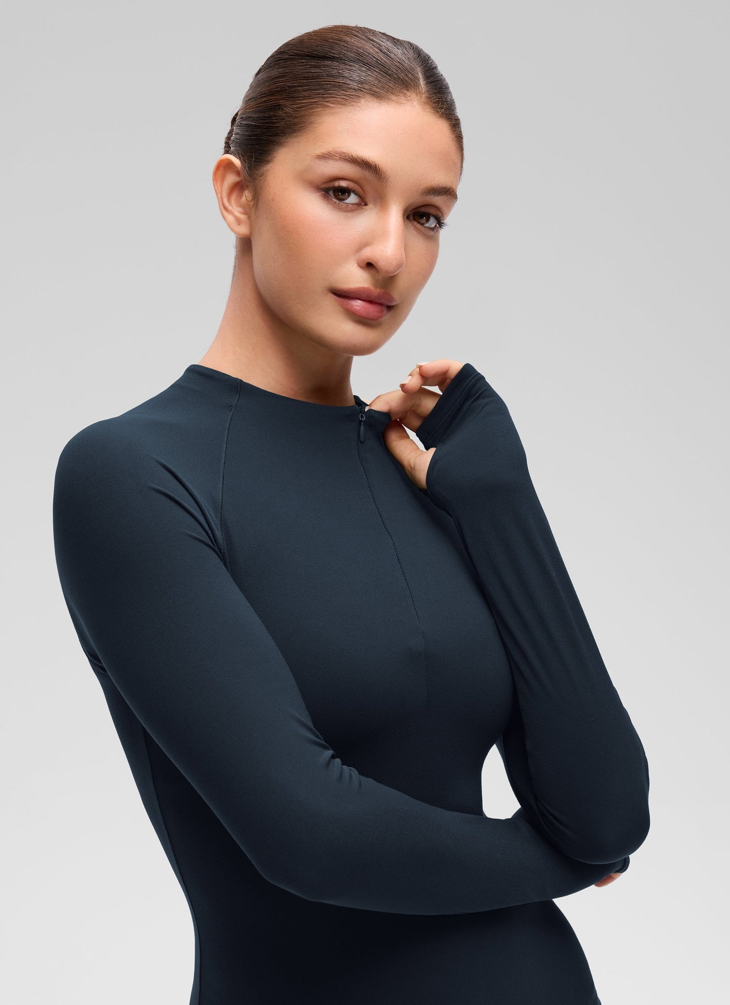 Softembrace Half Zip Long Sleeve