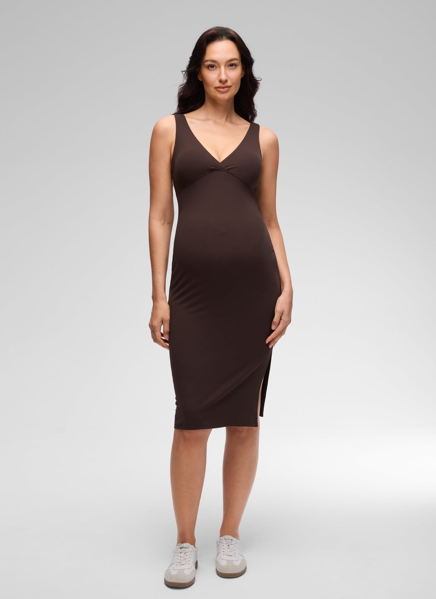 Butterluxe Maternity V Neck Nursing Dress