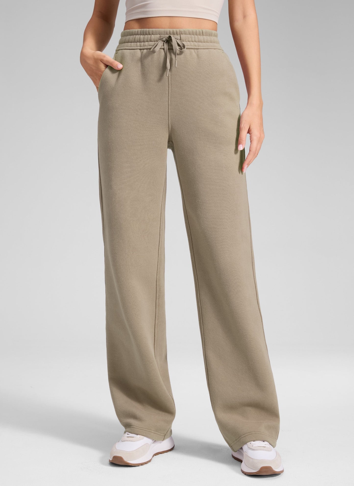 Fleece Straight Leg Lined Sweatpant 32''