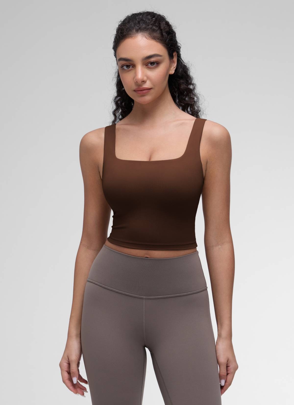 Butterluxe Square Neck Built in Bra Tank