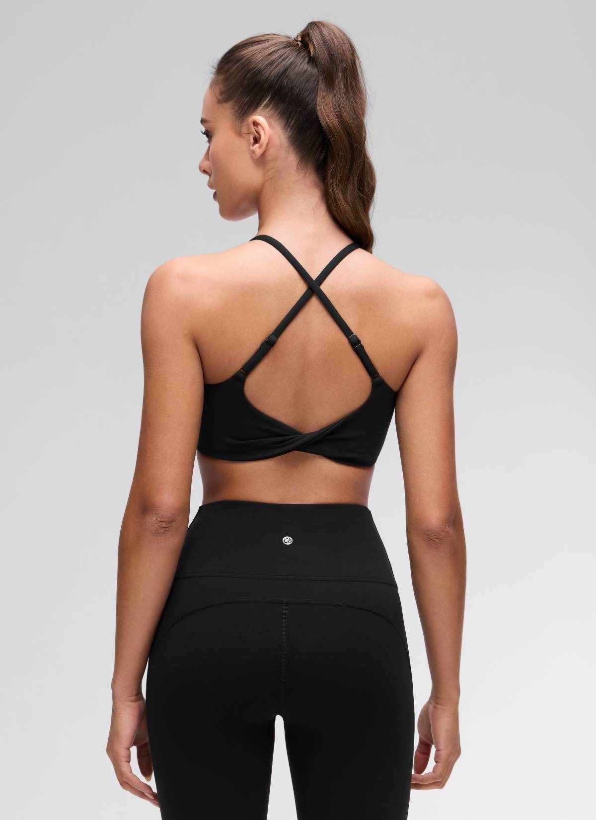 Butterluxe Twist Cross Back Sports Bra