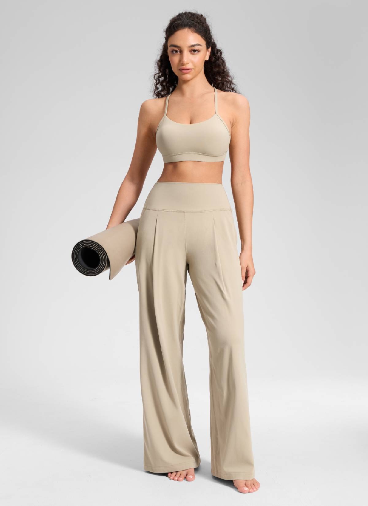 Butterluxe Front Pleated Pocket Palazzo Pant 30"