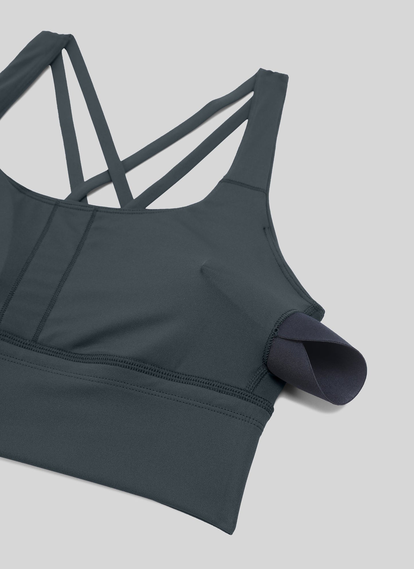 Nakedfeel Longline Criss Cross Back Bra