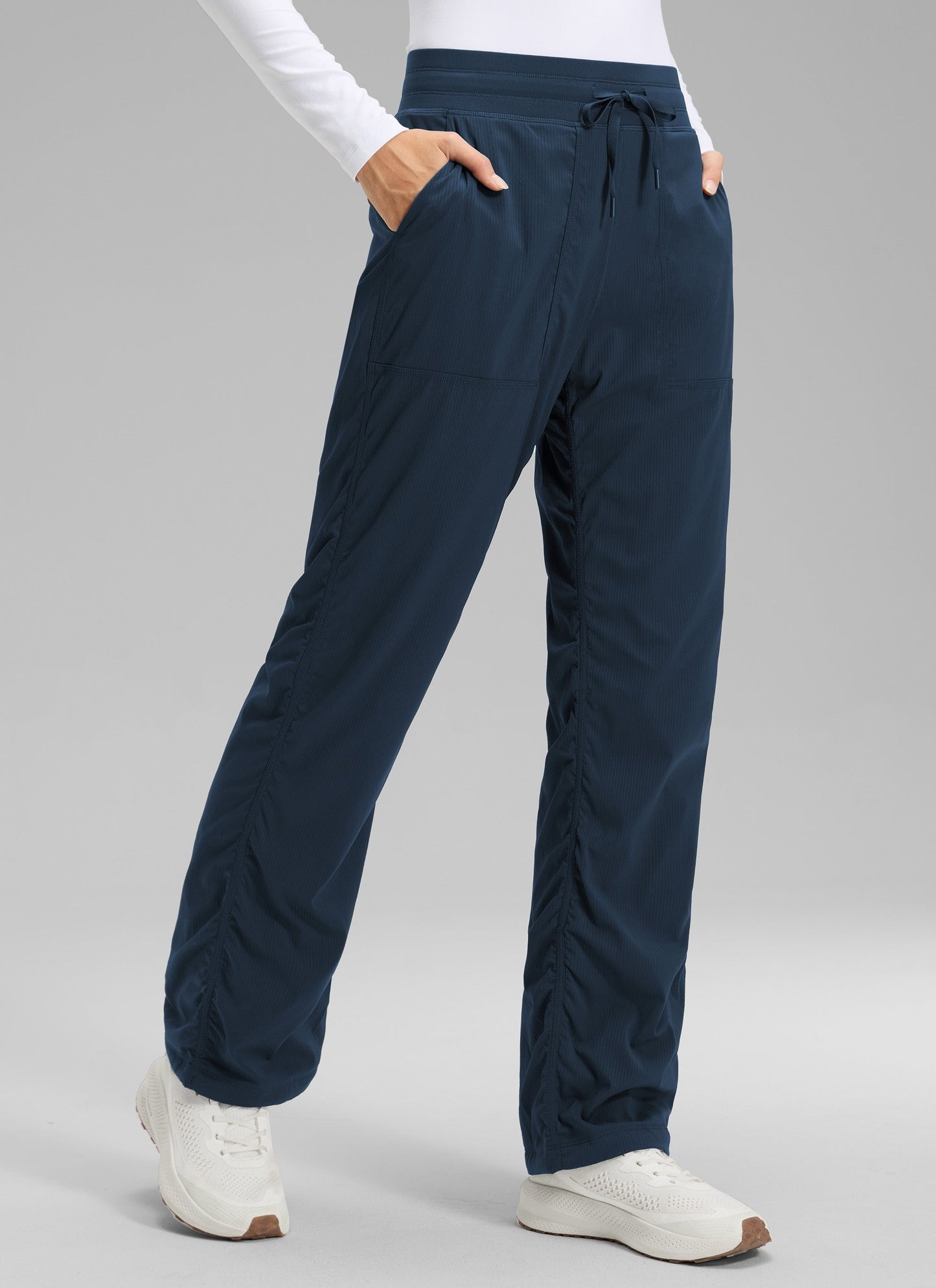 Fleece Lined Straight Leg Pocket Pant 30"
