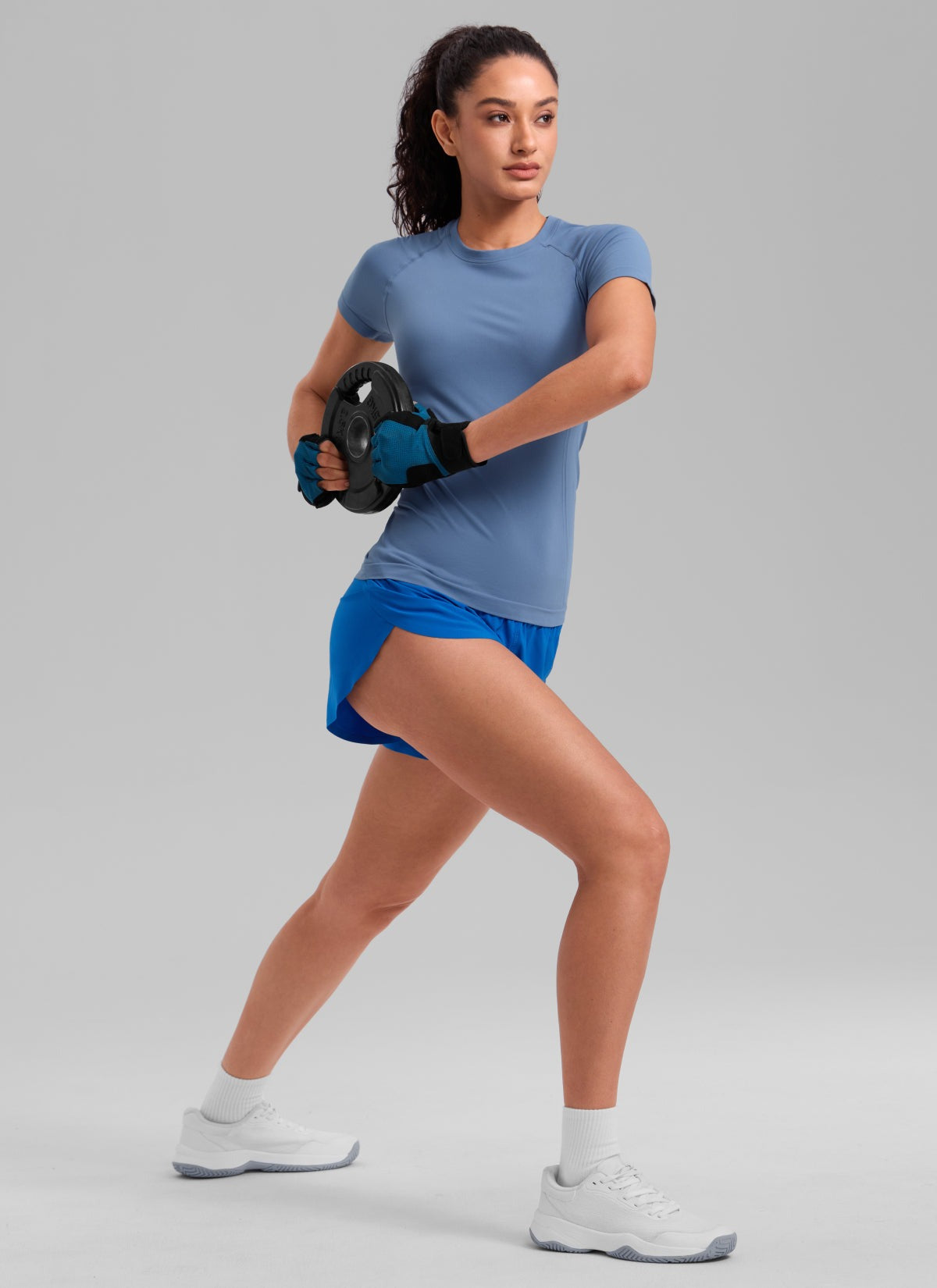 Seamless Hip Length Short Sleeve