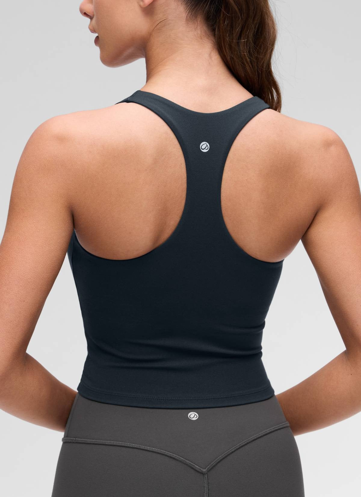 Butterluxe V Neck Racerback Shelf Bra Tank