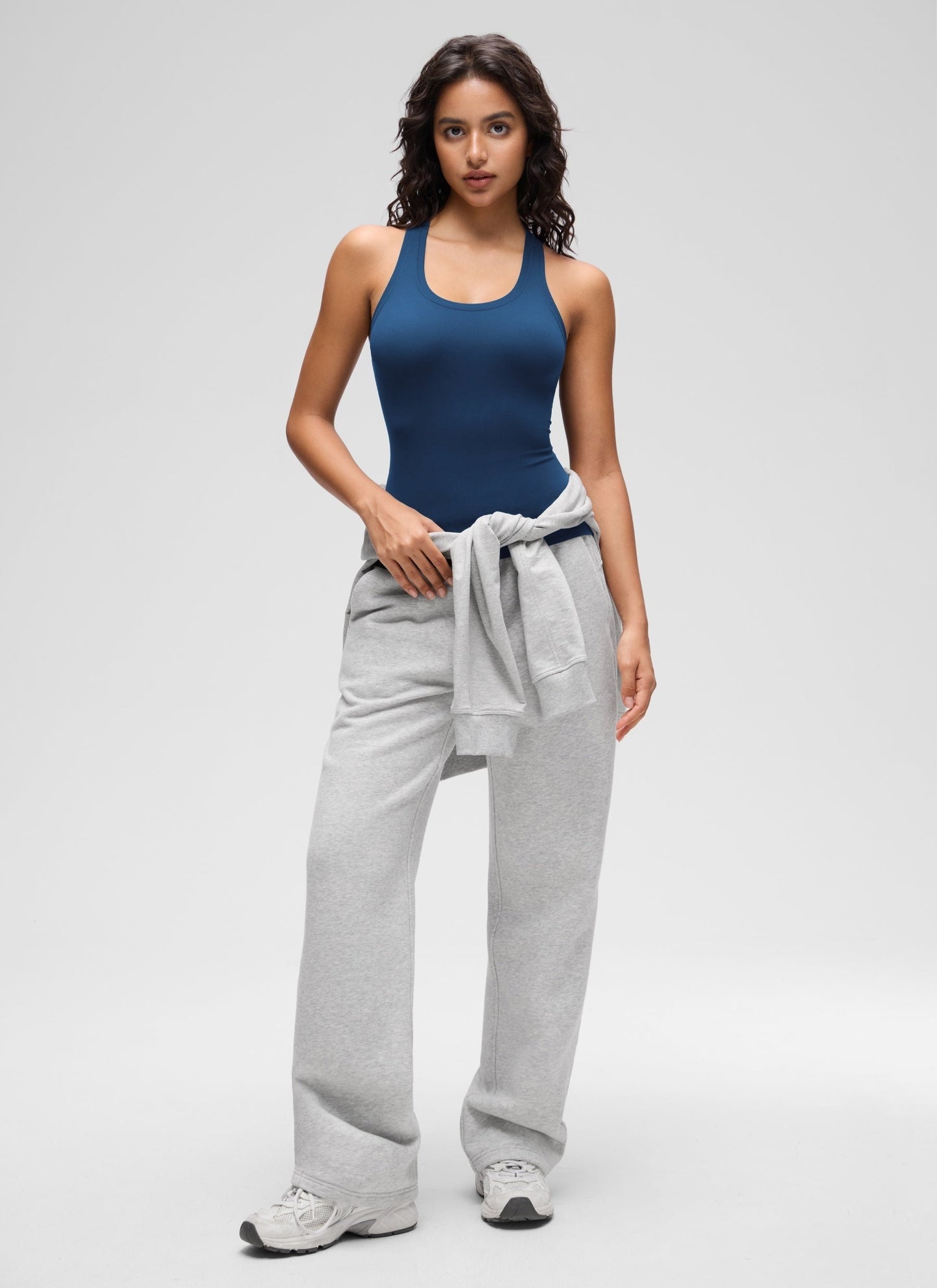 Butterluxe Racerback Waist Length Tank