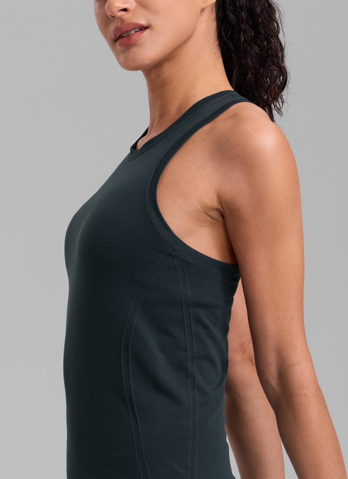 Seamless Crewneck Racerback Tank