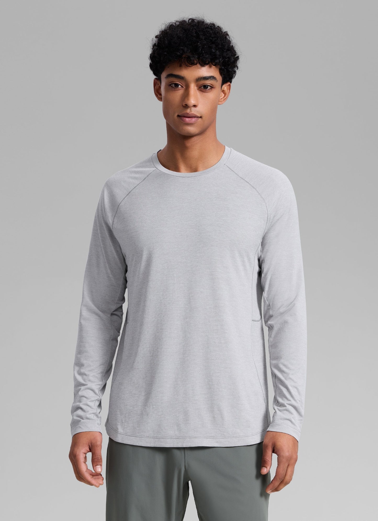 Lightweight Rounded Scallop Bottom Long Sleeves
