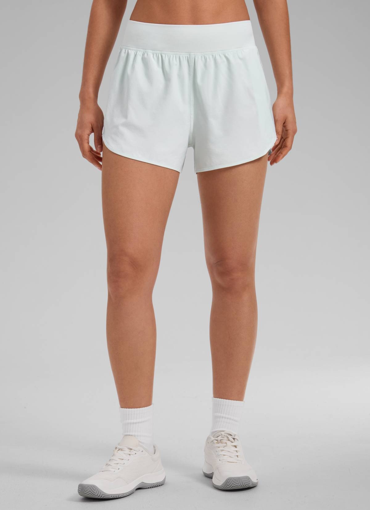 Feathery-Fit Soft Liner Zipper Pocket Shorts 3''