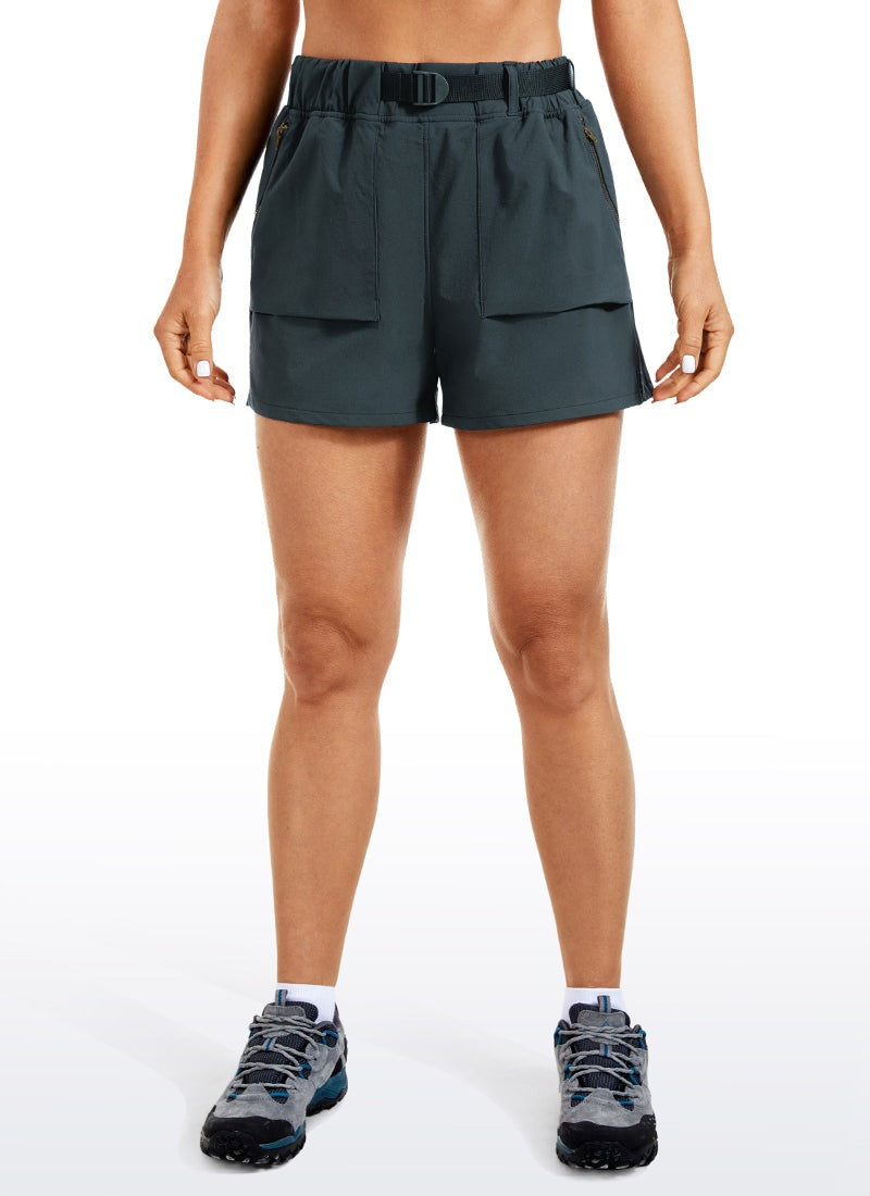 Waterproof Hiking Belt Shorts 3''