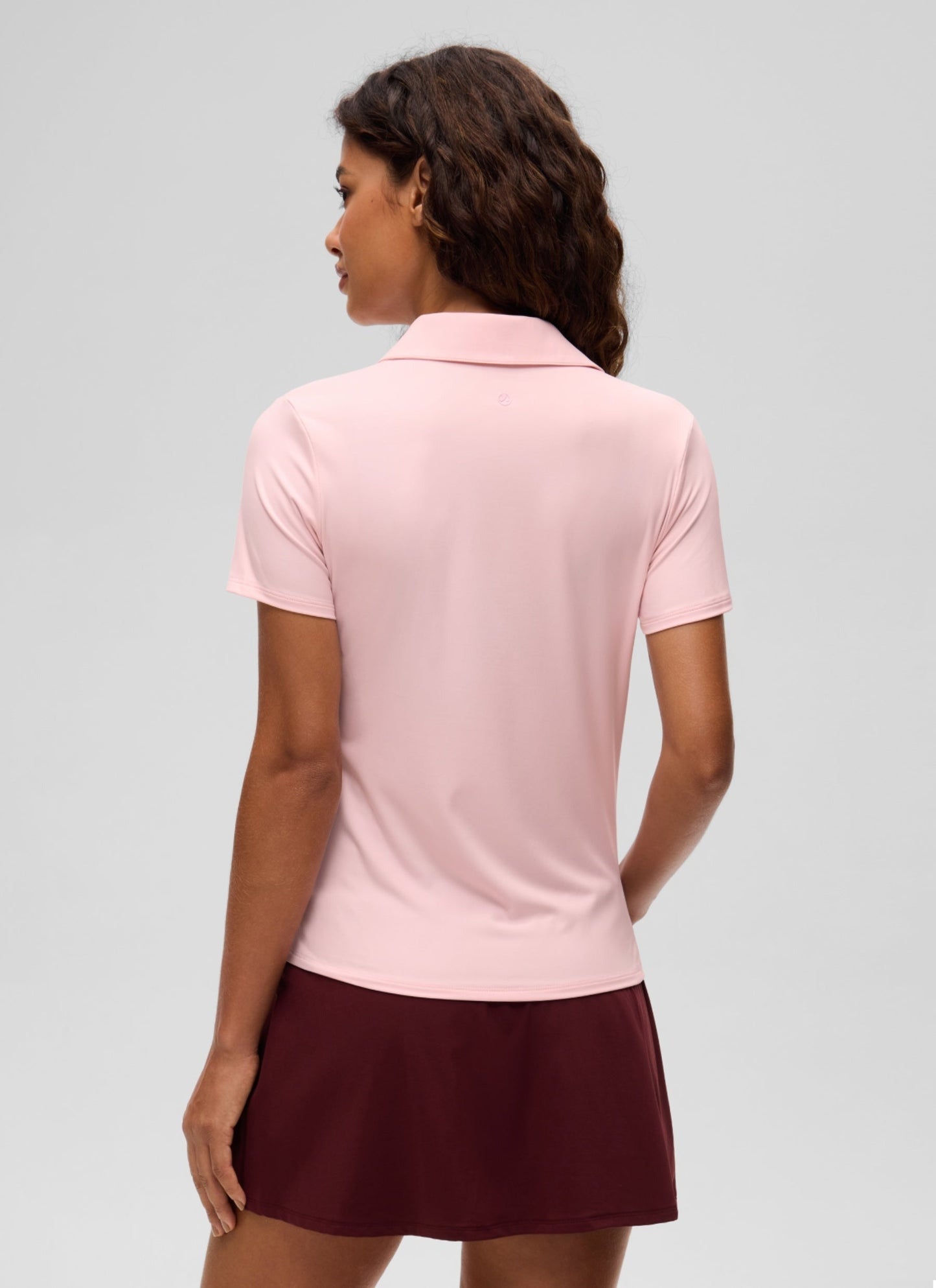 Hip Length Polo Slim Fit Short Sleeve