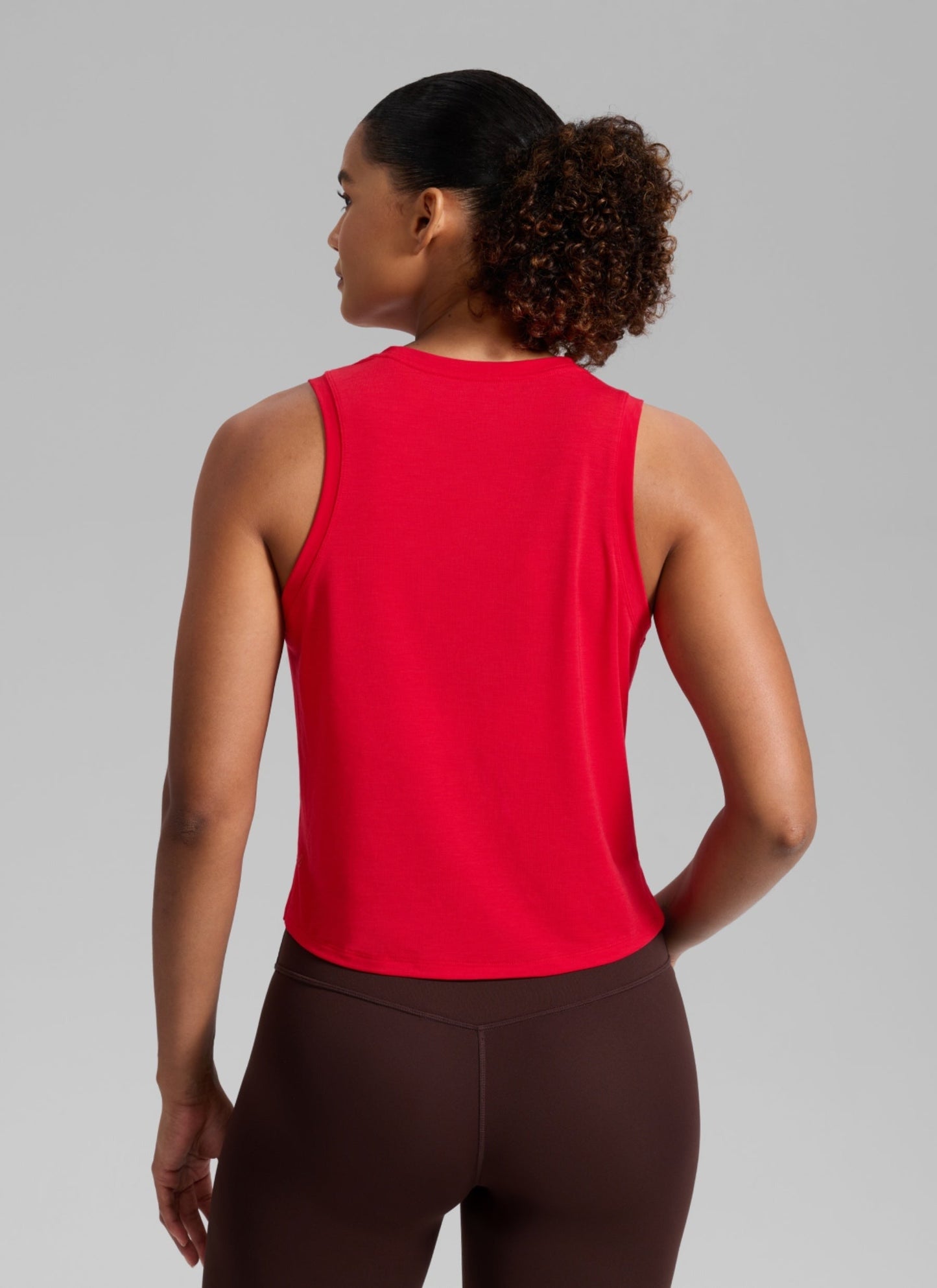 Quick Dry Crop Racerback Tank
