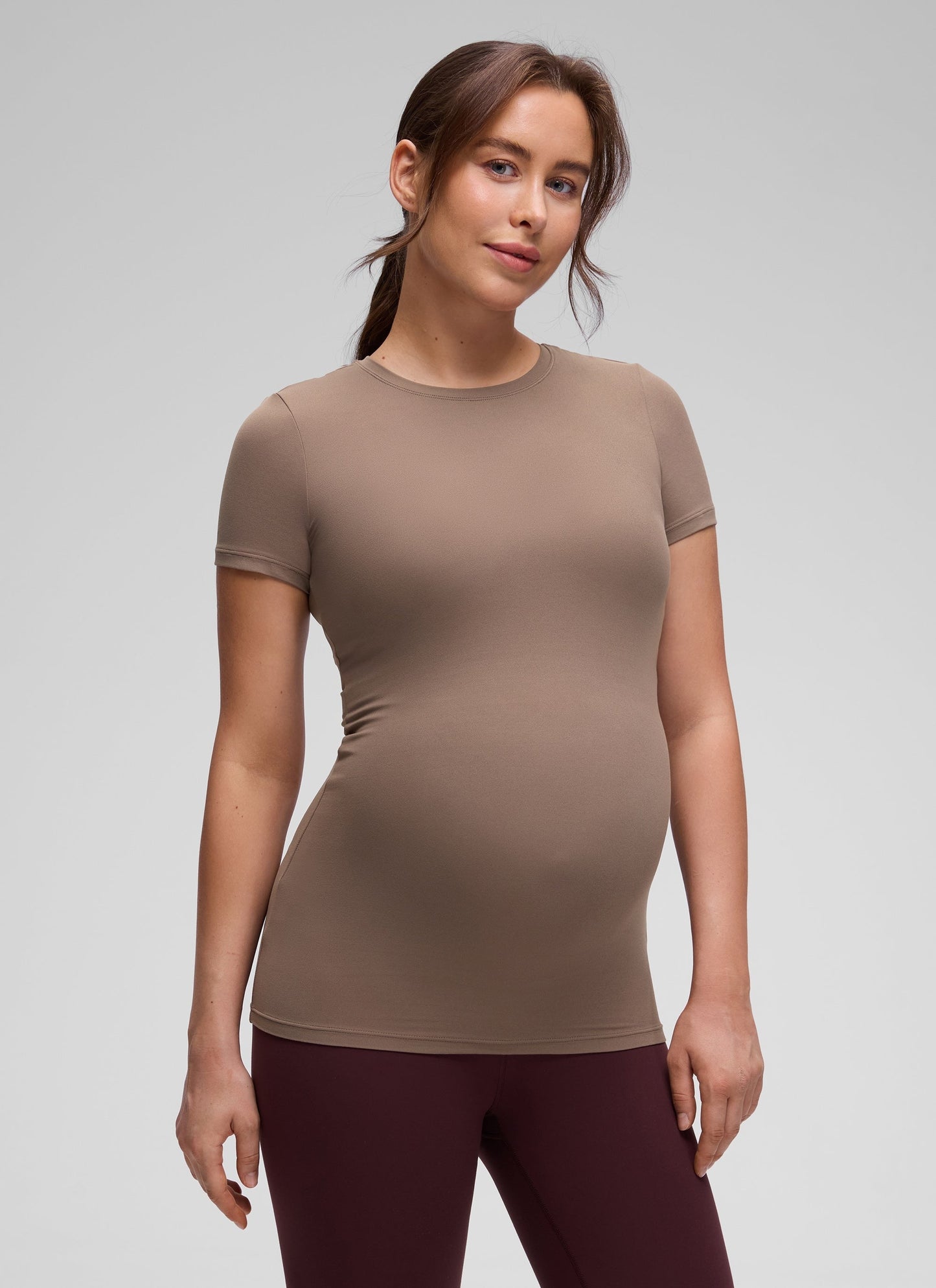 Softembrace Maternity Crew Neck Short Sleeve